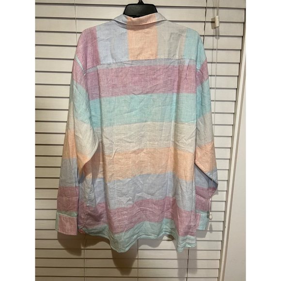 Tommy Bahama Barbados Breeze Linen Long Sleeve Button Up Shirt NWT - Size XXL - Picture 5 of 5